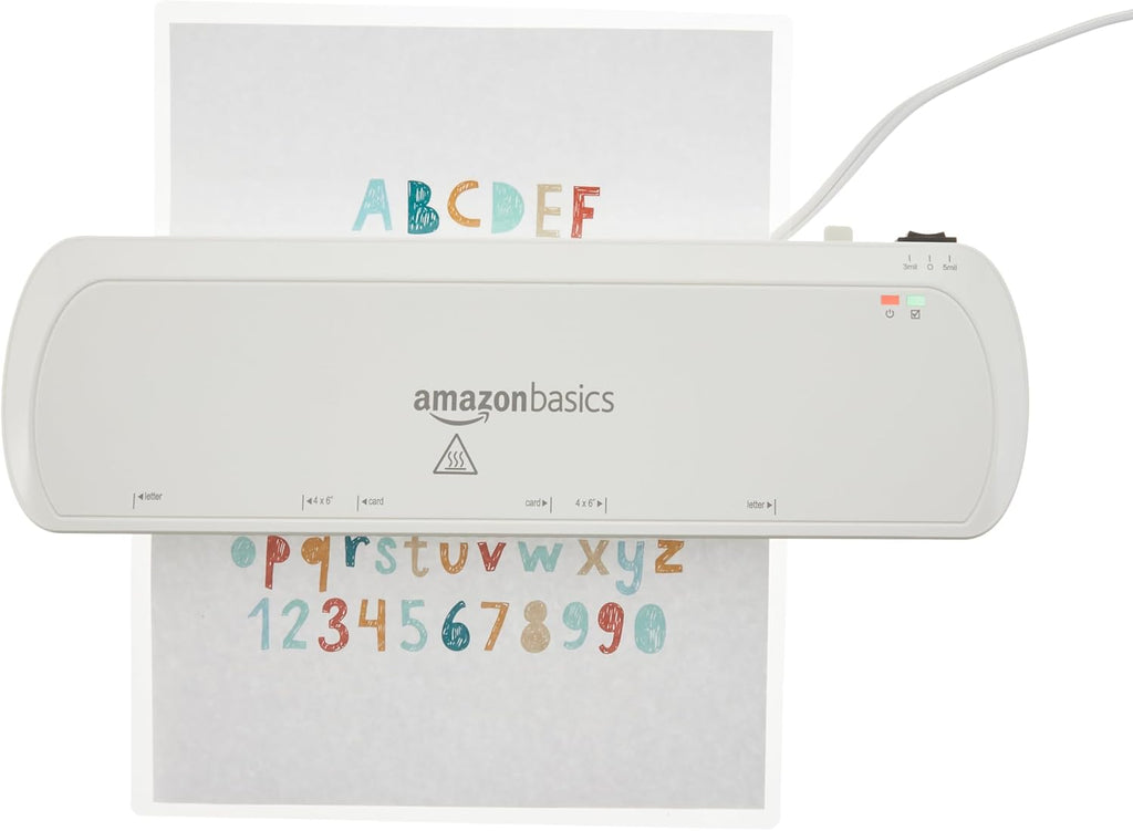 Basics Clear Thermal Laminating Sheets for Documents and Photos. 9 x 11.5-Inch. 2.8 mil. 200-Pack