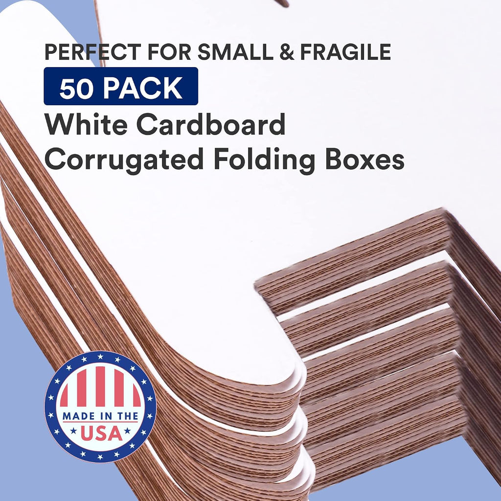 Shipping Boxes Medium 11.125L x 8.75W x 2H 50-Pack. Cardboard Box for Shipping. Moving. Mailing. Packing. Packaging and Storage