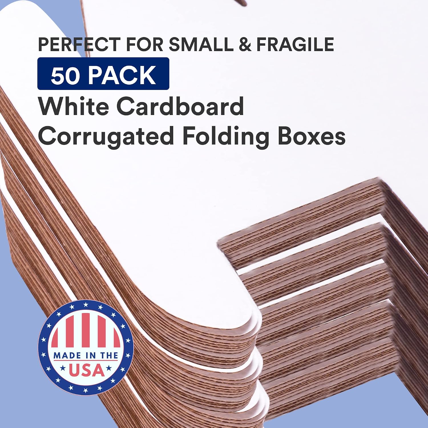 Shipping Boxes Medium 11.125L x 8.75W x 2H 50-Pack. Cardboard Box for Shipping. Moving. Mailing. Packing. Packaging and Storage